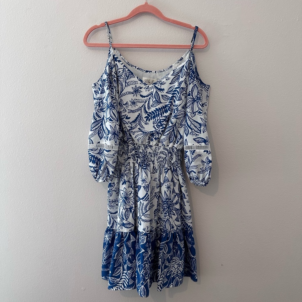 Eliza J Off the Shoulder Sundress
